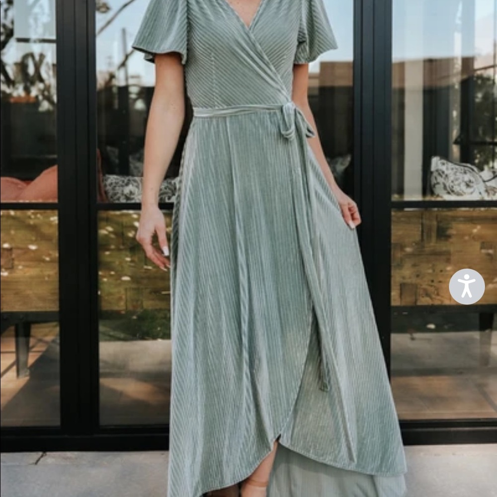 Cute sage dress